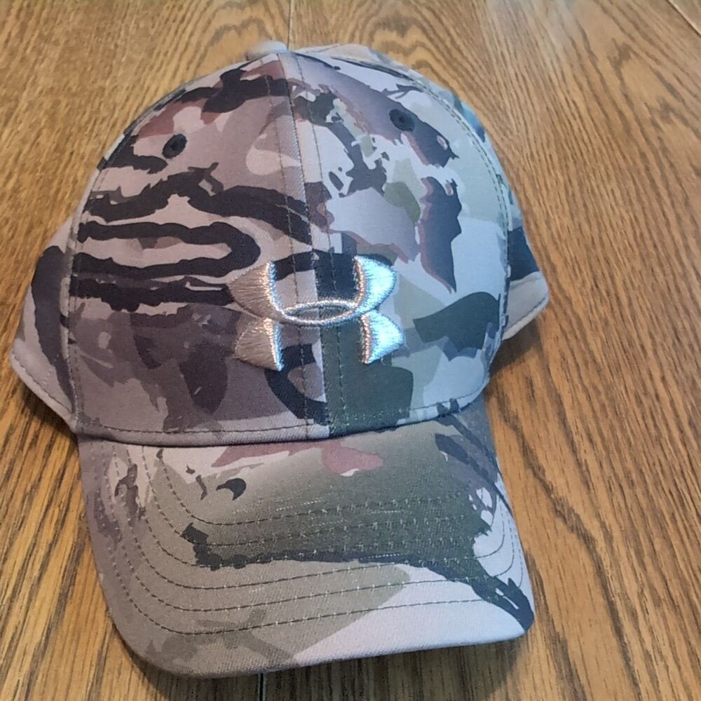Under Armour Green Camo Snapback Adjustable Baseball Cap/Hat